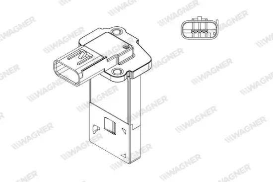 Luftmassenmesser WAGNER AFS00015 Bild Luftmassenmesser WAGNER AFS00015