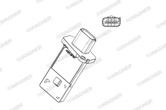 Luftmassenmesser WAGNER AFS00022 Bild Luftmassenmesser WAGNER AFS00022