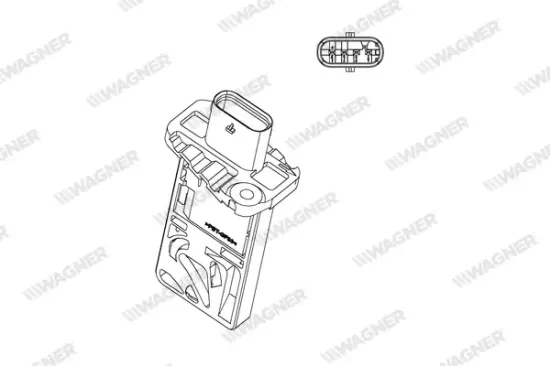 Luftmassenmesser WAGNER AFS00026 Bild Luftmassenmesser WAGNER AFS00026