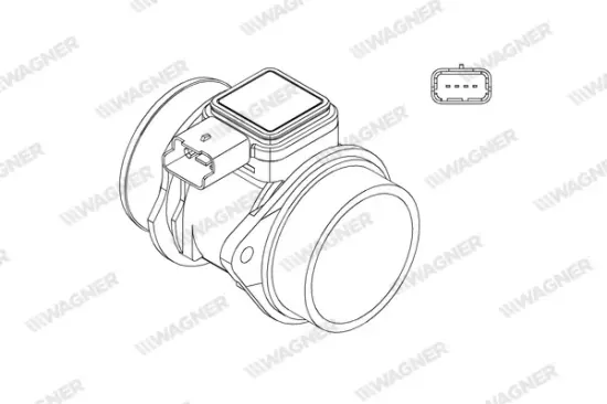Luftmassenmesser WAGNER AFS00028 Bild Luftmassenmesser WAGNER AFS00028