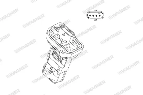 Luftmassenmesser WAGNER AFS00038 Bild Luftmassenmesser WAGNER AFS00038