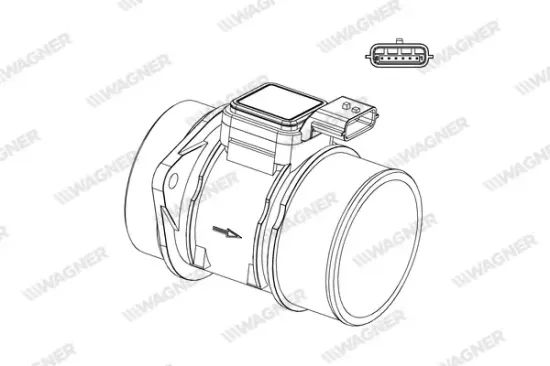 Luftmassenmesser WAGNER AFS00043 Bild Luftmassenmesser WAGNER AFS00043