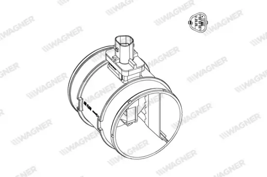 Luftmassenmesser WAGNER AFS00047 Bild Luftmassenmesser WAGNER AFS00047