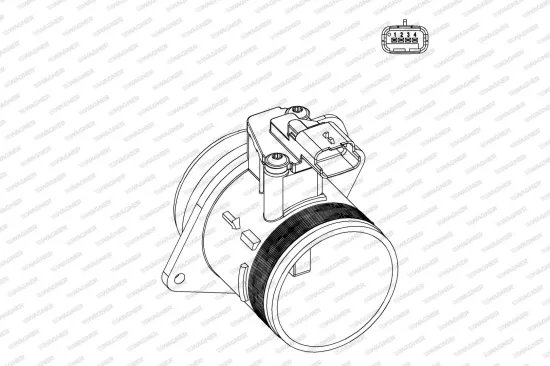 Luftmassenmesser WAGNER AFS00053 Bild Luftmassenmesser WAGNER AFS00053