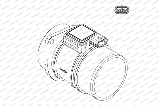 Luftmassenmesser WAGNER AFS00063 Bild Luftmassenmesser WAGNER AFS00063