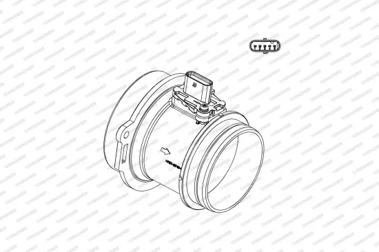 Luftmassenmesser WAGNER AFS00066 Bild Luftmassenmesser WAGNER AFS00066
