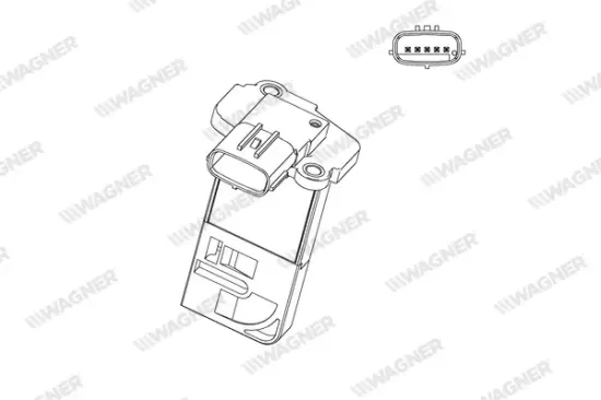 Luftmassenmesser WAGNER AFS00075 Bild Luftmassenmesser WAGNER AFS00075