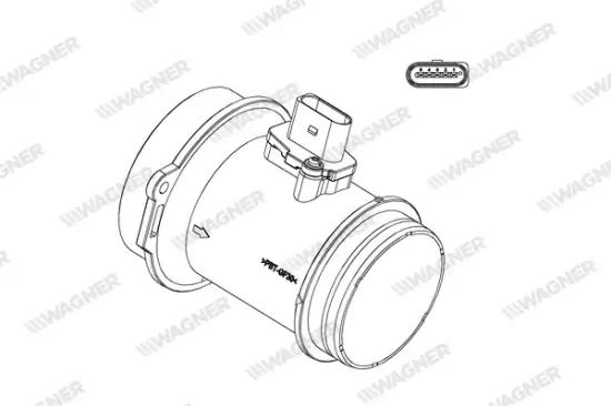 Luftmassenmesser WAGNER AFS00107 Bild Luftmassenmesser WAGNER AFS00107