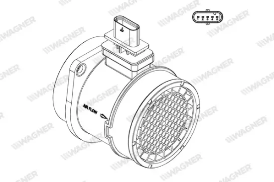 Luftmassenmesser WAGNER AFS00151 Bild Luftmassenmesser WAGNER AFS00151