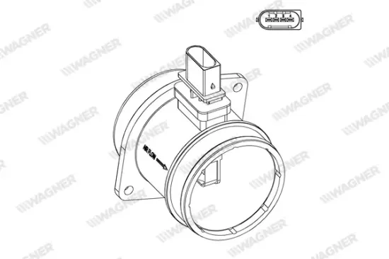 Luftmassenmesser WAGNER AFS00165 Bild Luftmassenmesser WAGNER AFS00165