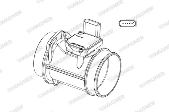 Luftmassenmesser WAGNER AFS00173 Bild Luftmassenmesser WAGNER AFS00173
