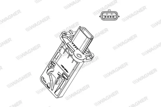 Luftmassenmesser WAGNER AFS00174 Bild Luftmassenmesser WAGNER AFS00174