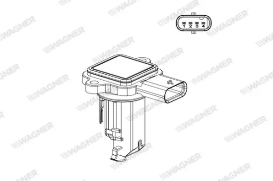 Luftmassenmesser WAGNER AFS00207 Bild Luftmassenmesser WAGNER AFS00207