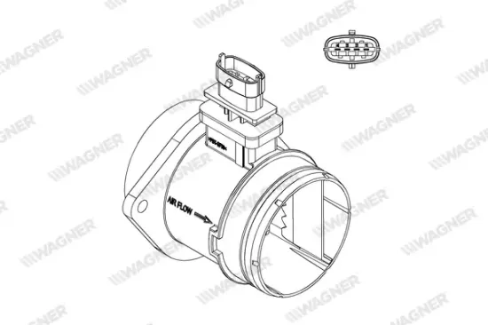 Luftmassenmesser WAGNER AFS00208 Bild Luftmassenmesser WAGNER AFS00208