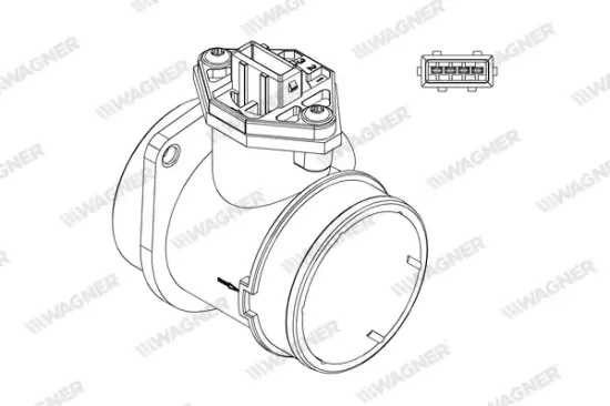 Luftmassenmesser WAGNER AFS00211 Bild Luftmassenmesser WAGNER AFS00211