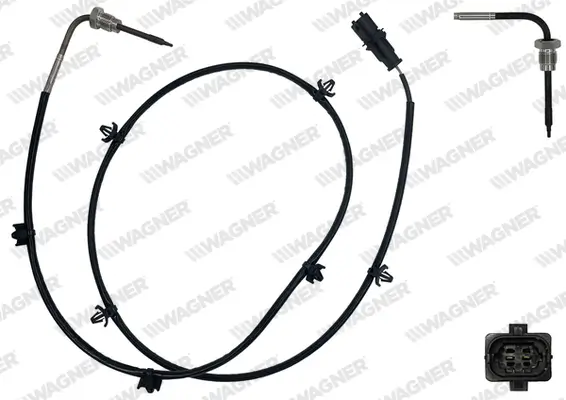 Sensor, Abgastemperatur WAGNER ETP00083