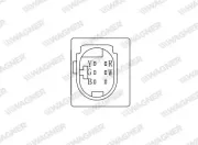 Lambdasonde vor Katalysator WAGNER LBS00284