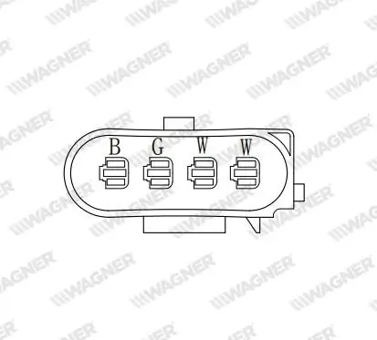 Lambdasonde nach Katalysator WAGNER LBS00531 Bild Lambdasonde nach Katalysator WAGNER LBS00531