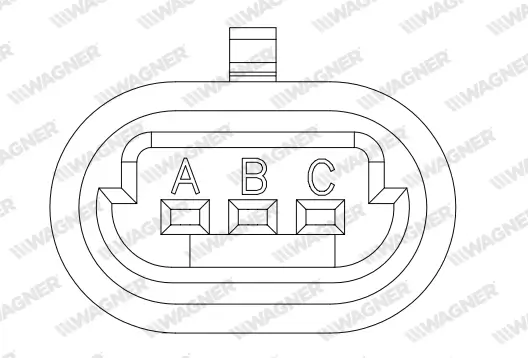 Sensor, Drosselklappenstellung WAGNER THR00001 Bild Sensor, Drosselklappenstellung WAGNER THR00001
