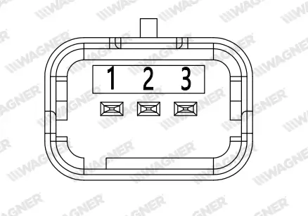 Sensor, Drosselklappenstellung WAGNER THR00003 Bild Sensor, Drosselklappenstellung WAGNER THR00003