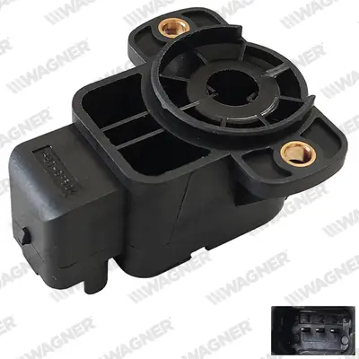 Sensor, Drosselklappenstellung WAGNER THR00003 Bild Sensor, Drosselklappenstellung WAGNER THR00003