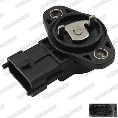 Sensor, Drosselklappenstellung WAGNER THR00019 Bild Sensor, Drosselklappenstellung WAGNER THR00019