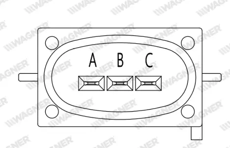 Sensor, Drosselklappenstellung WAGNER THR00024 Bild Sensor, Drosselklappenstellung WAGNER THR00024