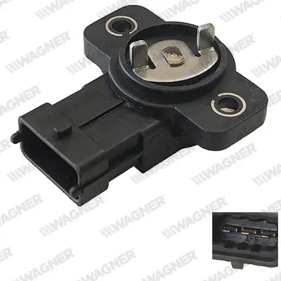 Sensor, Drosselklappenstellung WAGNER THR00025 Bild Sensor, Drosselklappenstellung WAGNER THR00025