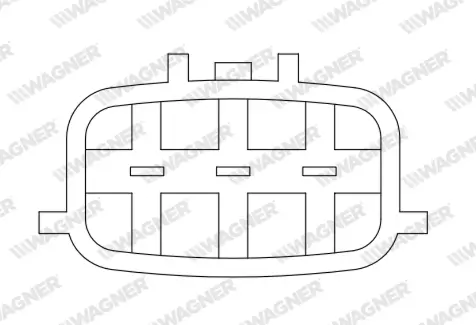 Sensor, Drosselklappenstellung WAGNER THR00026 Bild Sensor, Drosselklappenstellung WAGNER THR00026