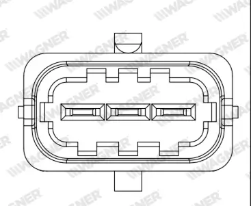 Sensor, Drosselklappenstellung WAGNER THR00027 Bild Sensor, Drosselklappenstellung WAGNER THR00027