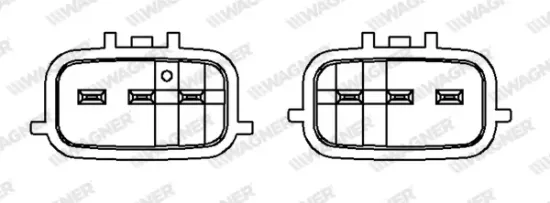 Sensor, Drosselklappenstellung WAGNER THR00029 Bild Sensor, Drosselklappenstellung WAGNER THR00029