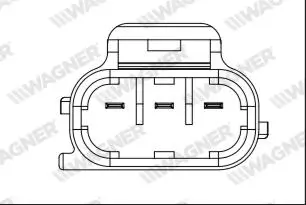 Sensor, Drosselklappenstellung WAGNER THR00035 Bild Sensor, Drosselklappenstellung WAGNER THR00035