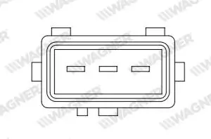 Sensor, Drosselklappenstellung WAGNER THR00036 Bild Sensor, Drosselklappenstellung WAGNER THR00036