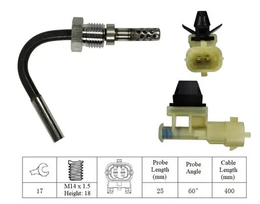 Sensor, Abgastemperatur LUCAS LGS6091 Bild Sensor, Abgastemperatur LUCAS LGS6091