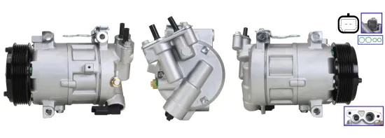 Kompressor, Klimaanlage LUCAS ACP01043 Bild Kompressor, Klimaanlage LUCAS ACP01043