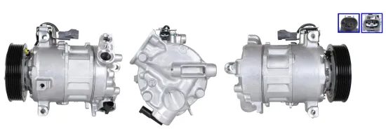 Kompressor, Klimaanlage LUCAS ACP01166 Bild Kompressor, Klimaanlage LUCAS ACP01166