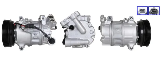 Kompressor, Klimaanlage LUCAS ACP01197 Bild Kompressor, Klimaanlage LUCAS ACP01197