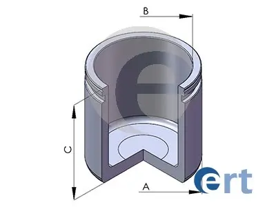 Kolben, Bremssattel Vorderachse ERT 150233-C