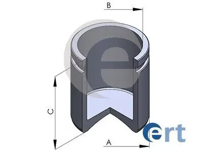 Kolben, Bremssattel ERT 150293-C Bild Kolben, Bremssattel ERT 150293-C