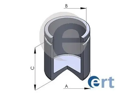 Kolben, Bremssattel ERT 150516-C Bild Kolben, Bremssattel ERT 150516-C