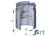 Kolben, Bremssattel Hinterachse ERT 150555-C