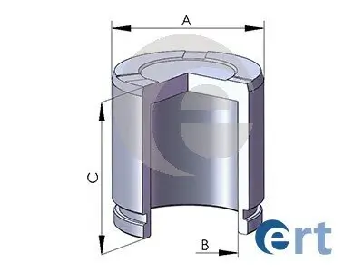 Kolben, Bremssattel ERT 150804-C Bild Kolben, Bremssattel ERT 150804-C