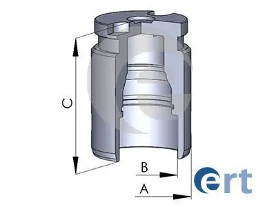 Kolben, Bremssattel Hinterachse ERT 151163-C