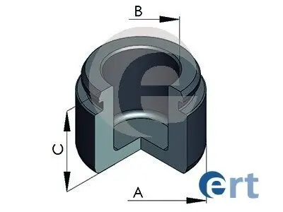 Kolben, Bremssattel ERT 151260-C