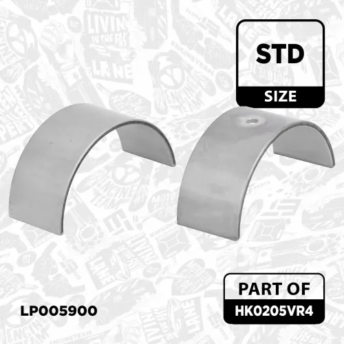 Reparatursatz, Kurbelwelle ET ENGINETEAM HK0205VR4 Bild Reparatursatz, Kurbelwelle ET ENGINETEAM HK0205VR4