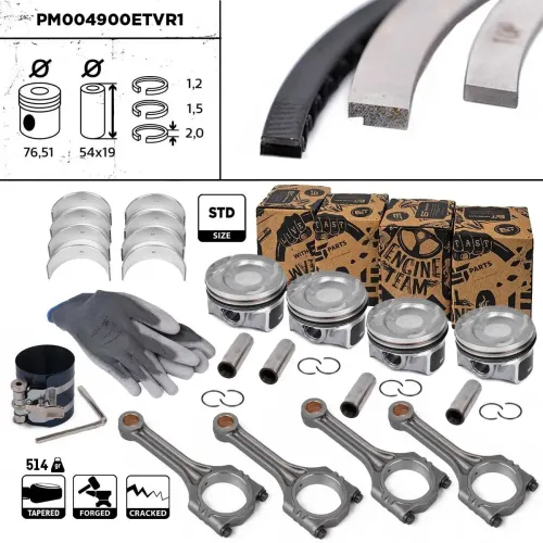 Kolbensatz ET ENGINETEAM PM004900ETVR1 Bild Kolbensatz ET ENGINETEAM PM004900ETVR1
