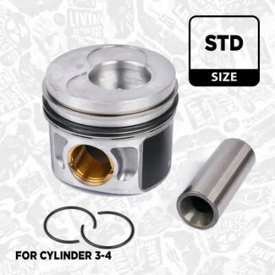 Kolben für Zylinder 3-4 ET ENGINETEAM PM009600