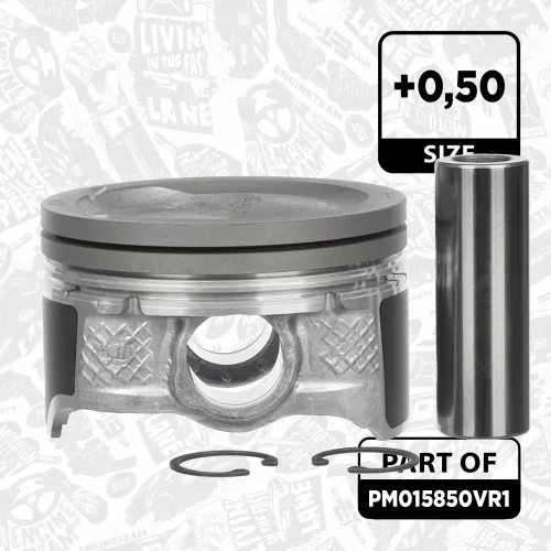 Kolbensatz ET ENGINETEAM PM015850VR1 Bild Kolbensatz ET ENGINETEAM PM015850VR1