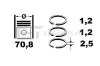Kolbenringsatz ET ENGINETEAM R1001800 Bild Kolbenringsatz ET ENGINETEAM R1001800