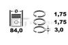 Kolbenringsatz ET ENGINETEAM R1003500 Bild Kolbenringsatz ET ENGINETEAM R1003500